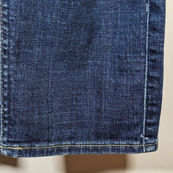 7 For All Mankind Maternity Jeans P Collection Straight Leg Over Belly Size 29 - Picture 6 of 11